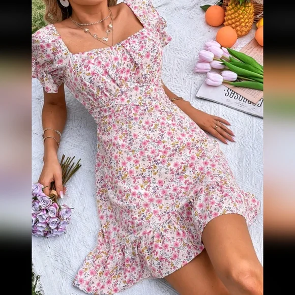 🌼 Women's Floral Dress 🌼🌺🌹 - Picture 5 of 14